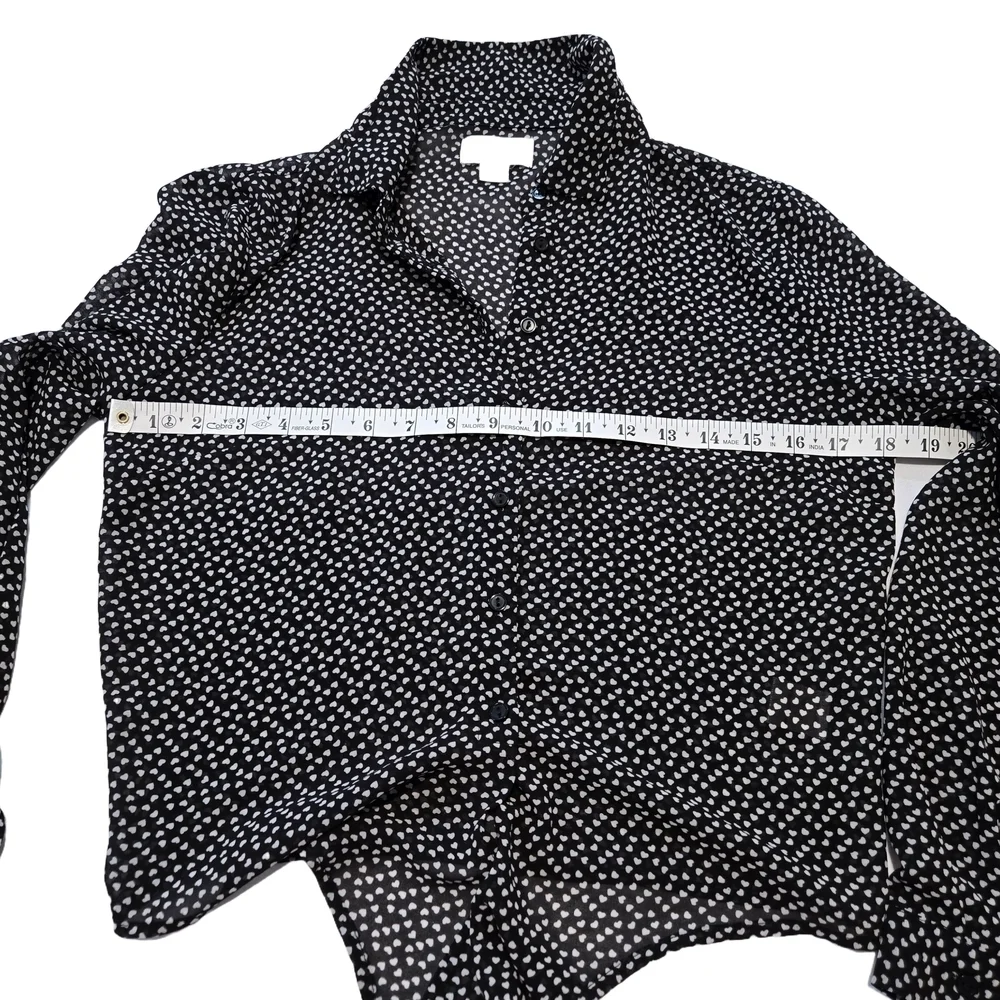 Black and White Polka Dot Blouse
